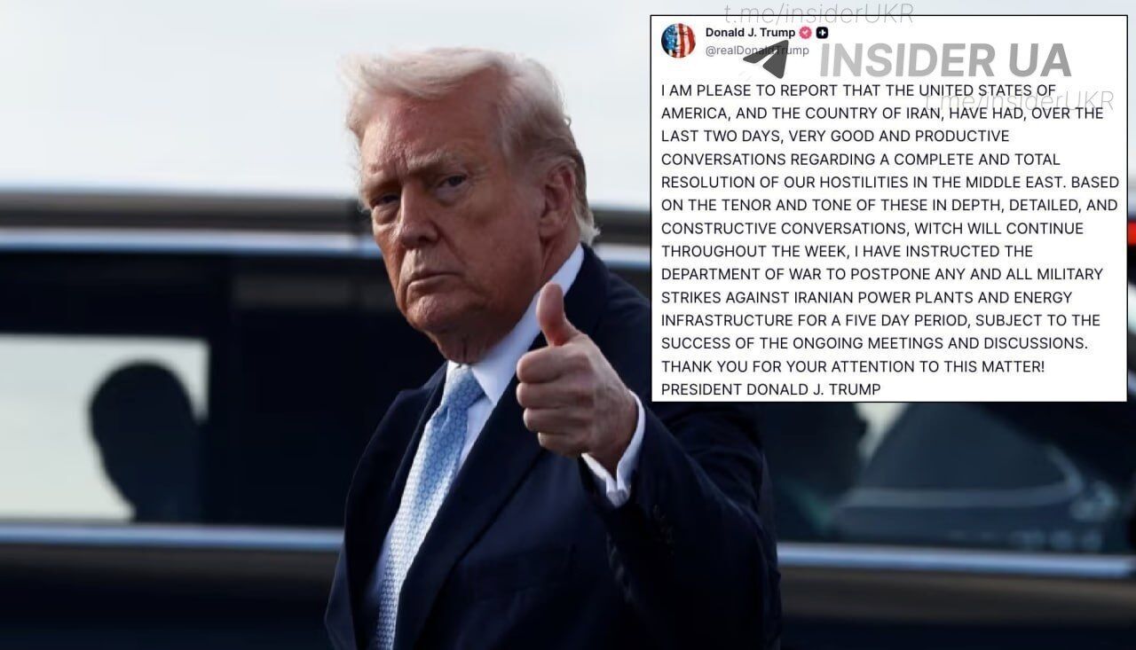 Трамп анонсировал прекращение ударов по Ирану