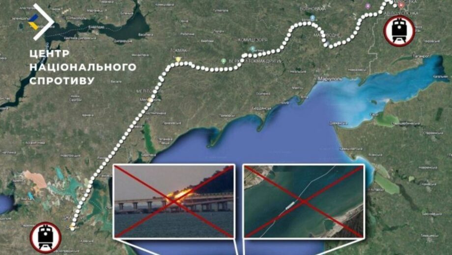 Шукають баржі й будують залізницю: в окупантів проблеми з логістикою