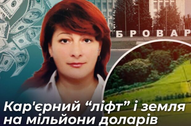 Кар’єрний ”ліфт” і земля на мільйони доларів: як одіозна Юрченко очолила ”боротьбу з корупцією” в Броварській РДА