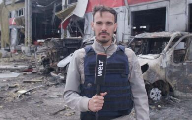 »Мы были в нескольких метрах от экипажа» – немецкая съемочная группа Die Welt пострадала во время съемок ПВО на востоке Украины