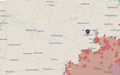 Российские войска, кторые двигались в напраление Доброполья, оказались в ловушке – ОСУВ »Днепр»