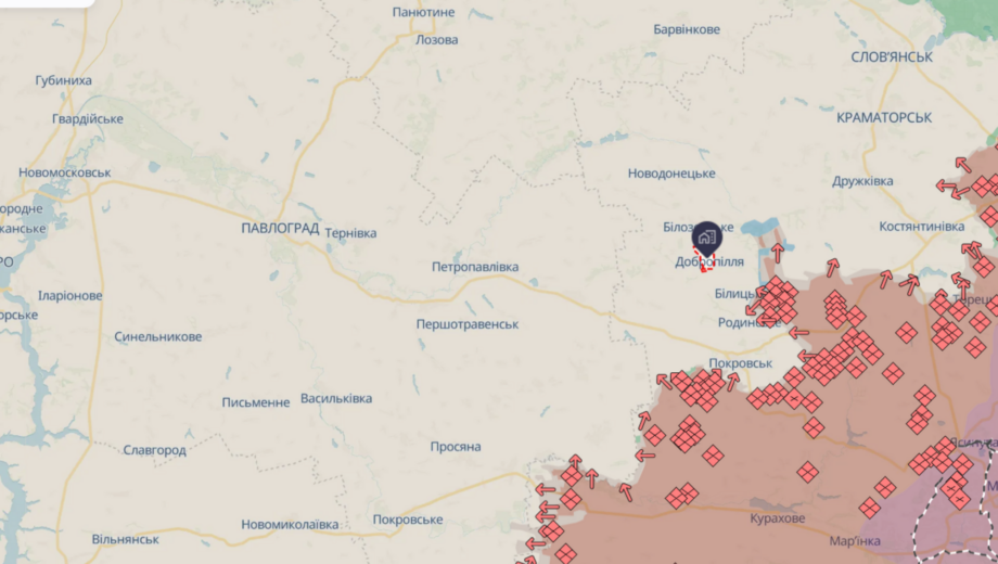 Российские войска, кторые двигались в напраление Доброполья, оказались в ловушке – ОСУВ »Днепр»
