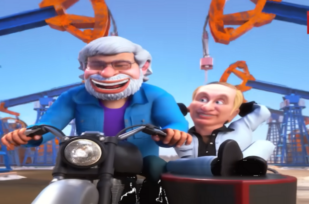 Путин и Моди верхом на мотоцикле целуются и поют, – индийский Youtube