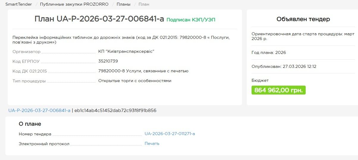 В Киеве планируют потратить почти 1 млн грн на новые парковочные QR-наклейки