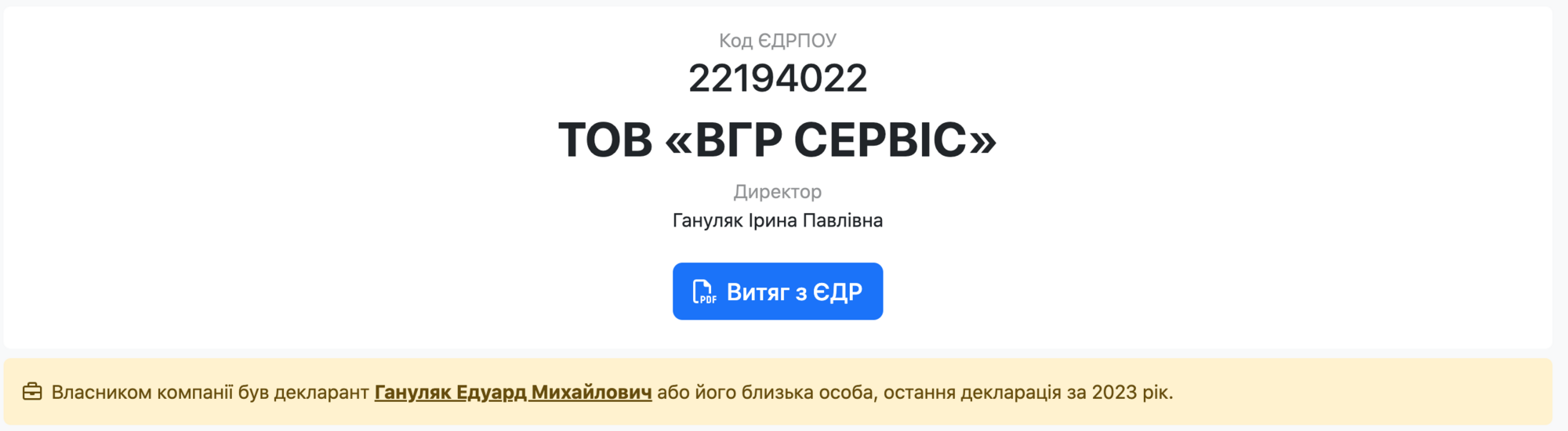 Ірина Гануляк - директорка ТО ''ВГР СЕРВІС''