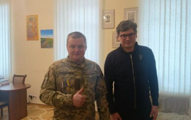 Вопрос поддержки ВСУ – всегда актуален: стопкоровец-фронтовик Владимир Чеславский встретился с Кириллом Миненко