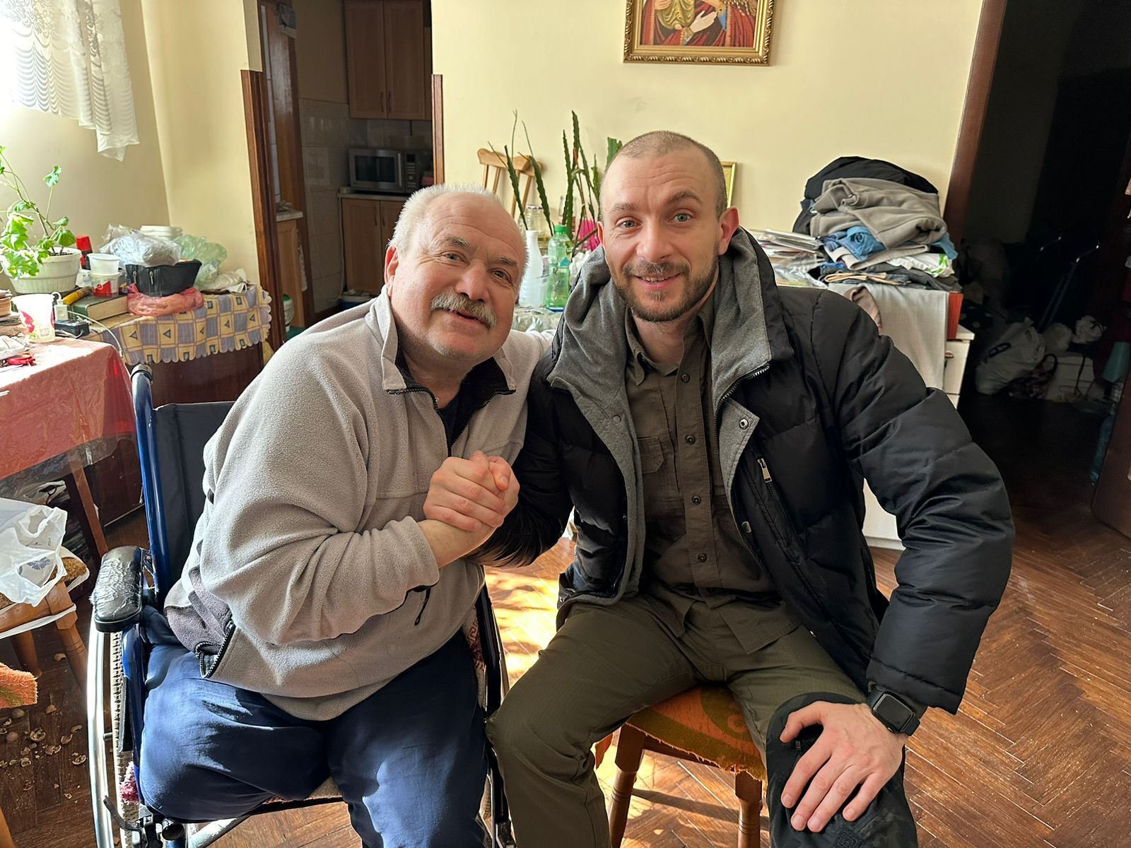 Сергей Усов из Харькова пообщался с львовскими волонтерами