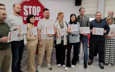 Регіональні осередки ”Стоп корупції” у Києві пройшли тренінг з підвищення медійності