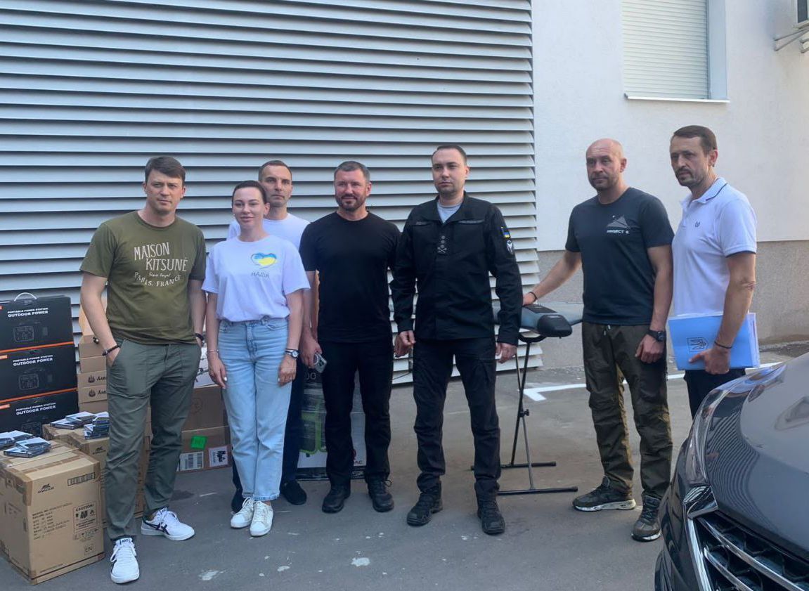 Команда БФ ''Батальон Волонтер'' совместно с партнерами передали помощь для ГУР МО