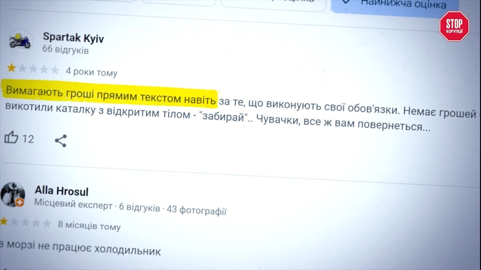 Отзывы в сети