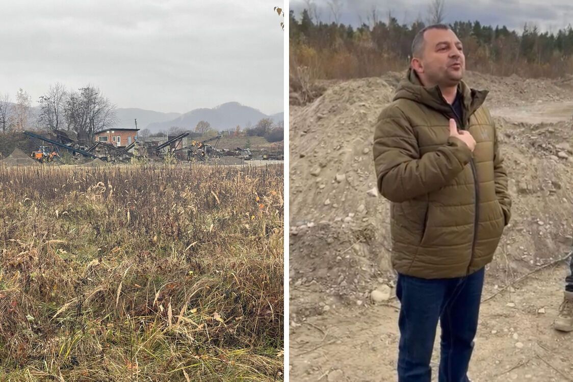 До нелегального видобутку піщаної суміші з Черемоша причетний родич Павлюка?