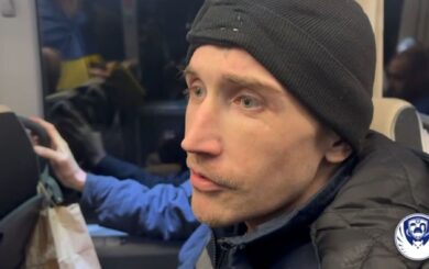Трогательный момент: герой из плена читает стих Сосюры »Любите Украину»