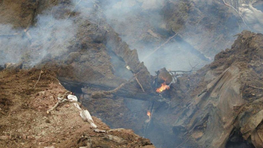 Двоє росіян загинули внаслідок пожежі у бліндажі на Брянщині