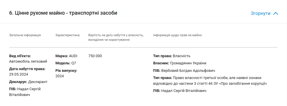 Мэр Тернополя Сергей Надал пользуется чужим авто, оформленным на друга, – ''Обличитель''