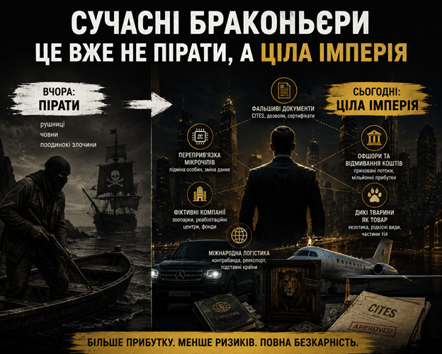 ''Пиратство'' на миллионы долларов: современные браконьеры и их функции