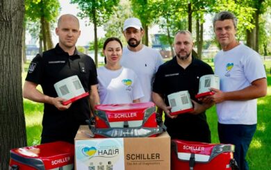10 апаратів Easy Pulse Schiller для фронту: БФ ”Надія” та Schiller AG посилюють медичні підрозділи