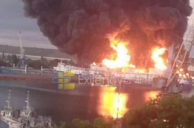 После ночной атаки в Крыму загорелись пожары на топливных объектах: в Севастополе уже возникли проблемы с бензином