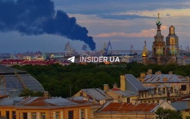 В Санкт-Петербурге сообщают о пожаре на нефтетерминале после атаки дронов