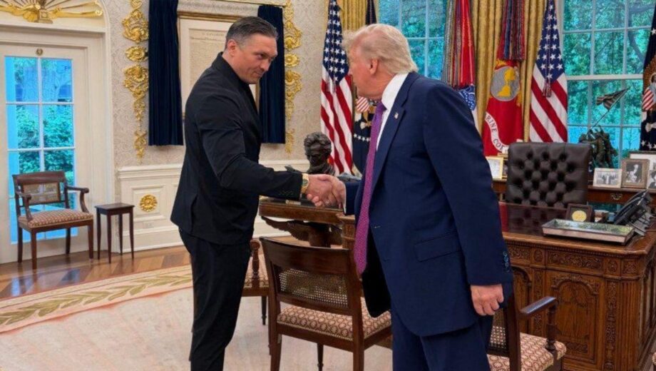Усик зустрівся з Трампом у Білому домі: подробиці візиту поки не розкривають