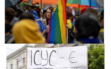 В Киеве стартовал прайд ЛГБТ-сообщества: одновременно в центре прошел марш за традиционные ценности