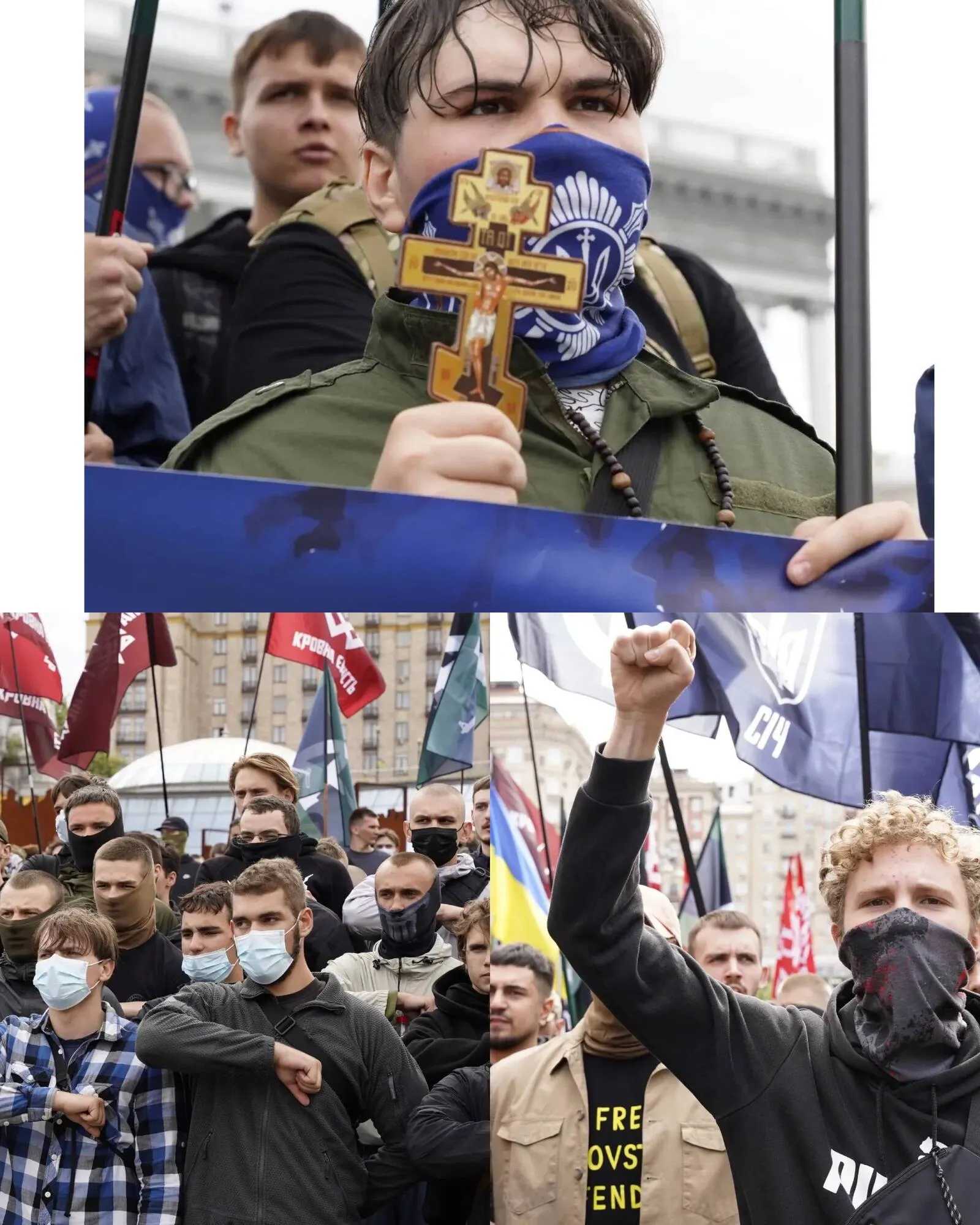 У Києві стартував прайд ЛГБТ-спільноти: одночасно в центрі пройшов марш за традиційні цінності