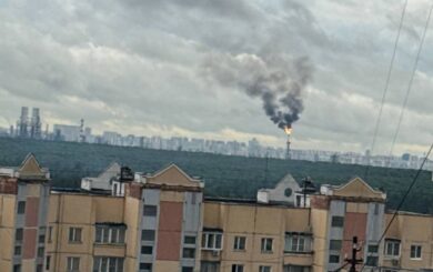 В Москве — попадание беспилотника в НПЗ