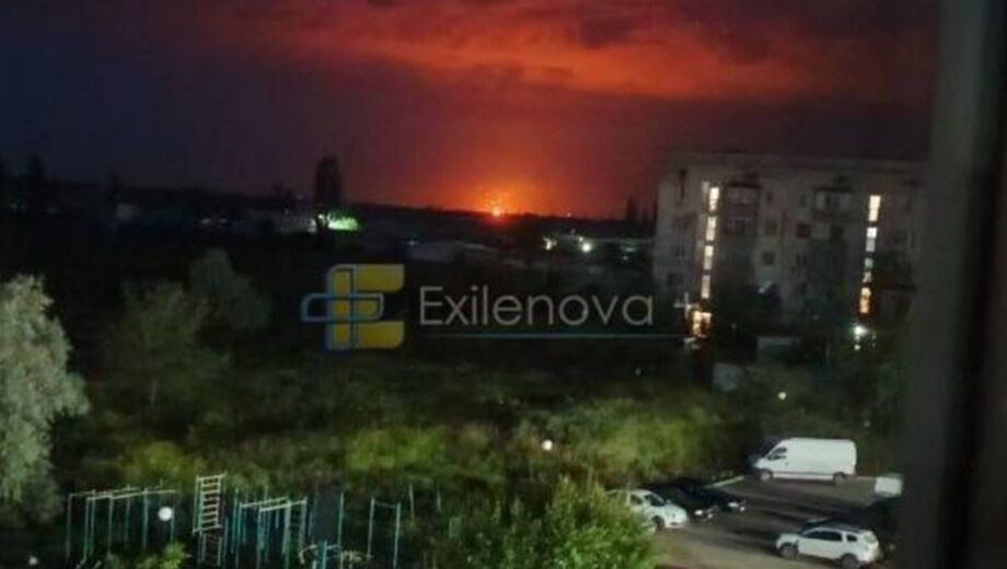 У Криму після нічної атаки спалахнули пожежі на ТЕС, газорозподільній станції та нафтобазі