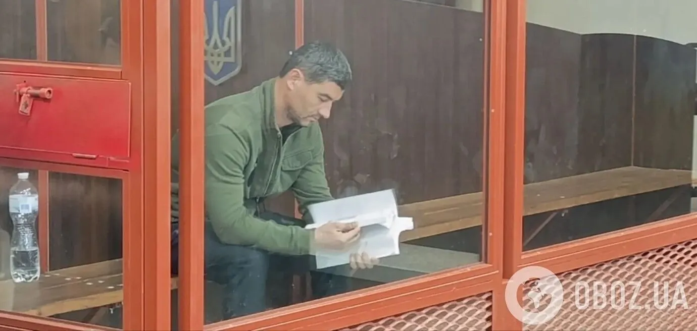 Сергей Шапран в зале суда