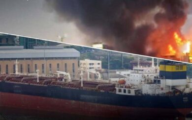 В Черном море атакован танкер санкционного теневого флота