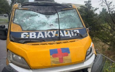 У Дружківці російський дрон знищив евакуаційне авто італійської організації