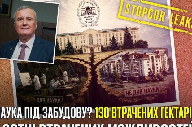 Академия упадка: как НАН Украины »разбазарила» земли, имущество и людей?