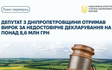 Не задекларировал активов на 8,6 млн грн: суд вынес приговор депутату сельсовета