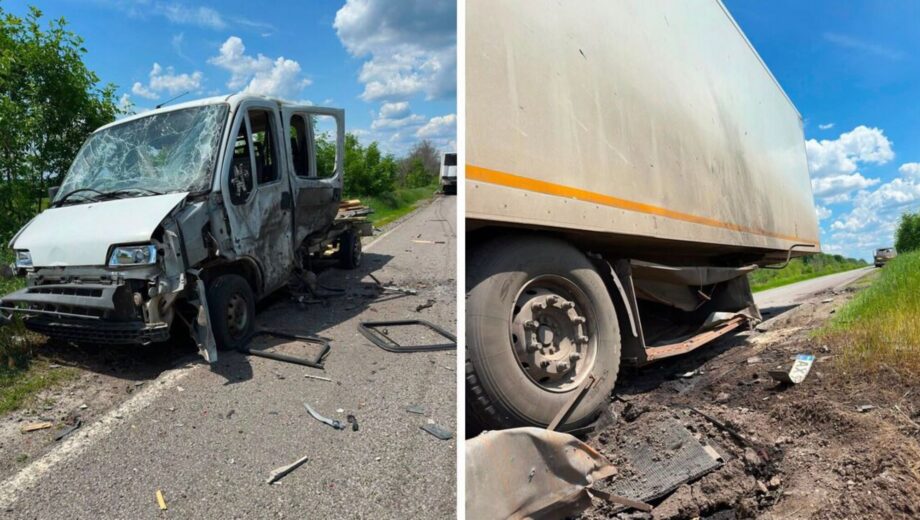 Под ударом гражданский транспорт: рф атаковала авто Салтовского мясокомбината.