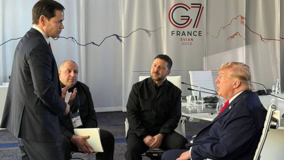 Зеленский и Трамп пересеклись на саммите G7 во Франции