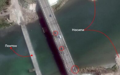 Генштаб: атакован мост в Геническом, »Панцирь-С» и пункты управления БпЛА рф