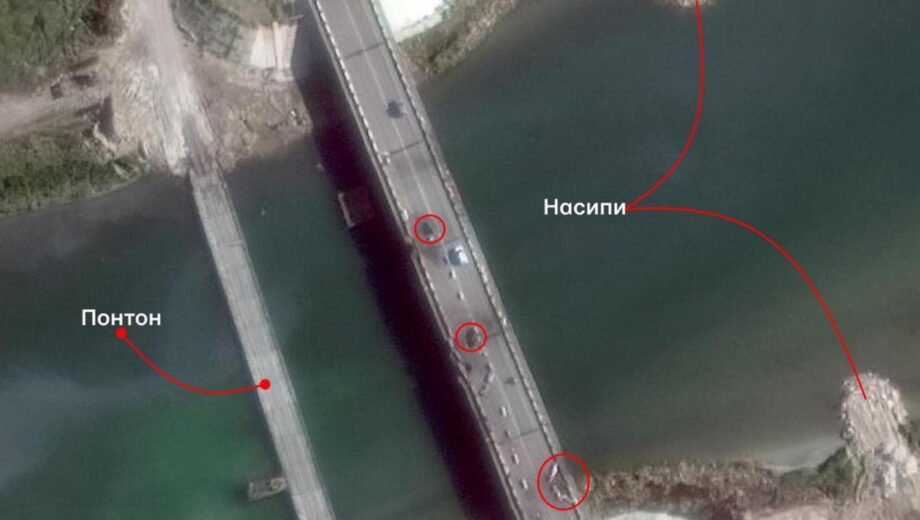 Генштаб: атаковано міст у Генічеську, ”Панцир-С” і пункти управління БпЛА рф