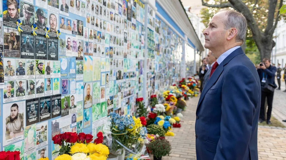Премьер Ирландии Михал Мартин прибыл в Киев: обсудит вступление Украины в ЕС и поддержку от Дублина