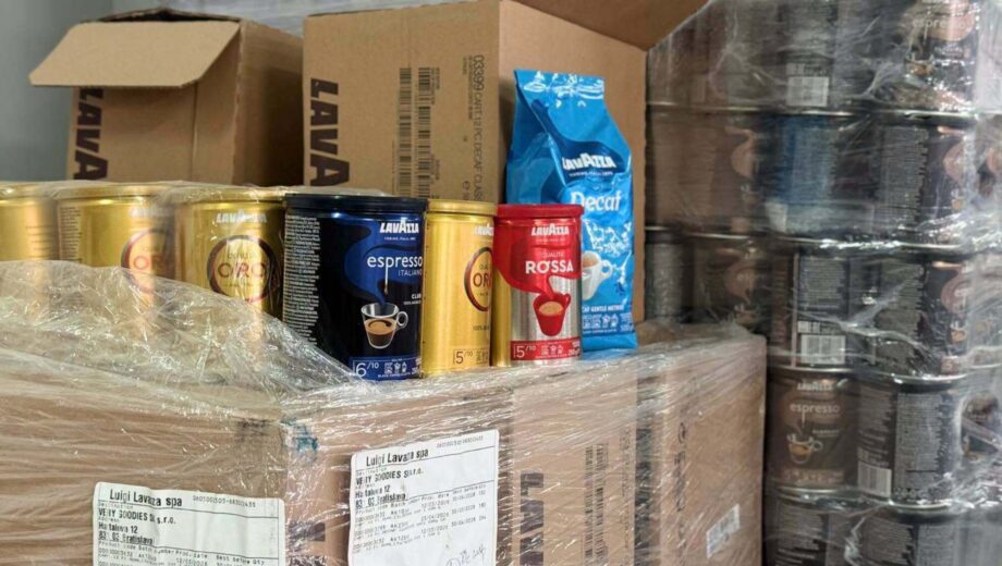 Кофе с криминальным следом: в Киеве таможенники разоблачили партию Lavazza на 12,8 млн грн