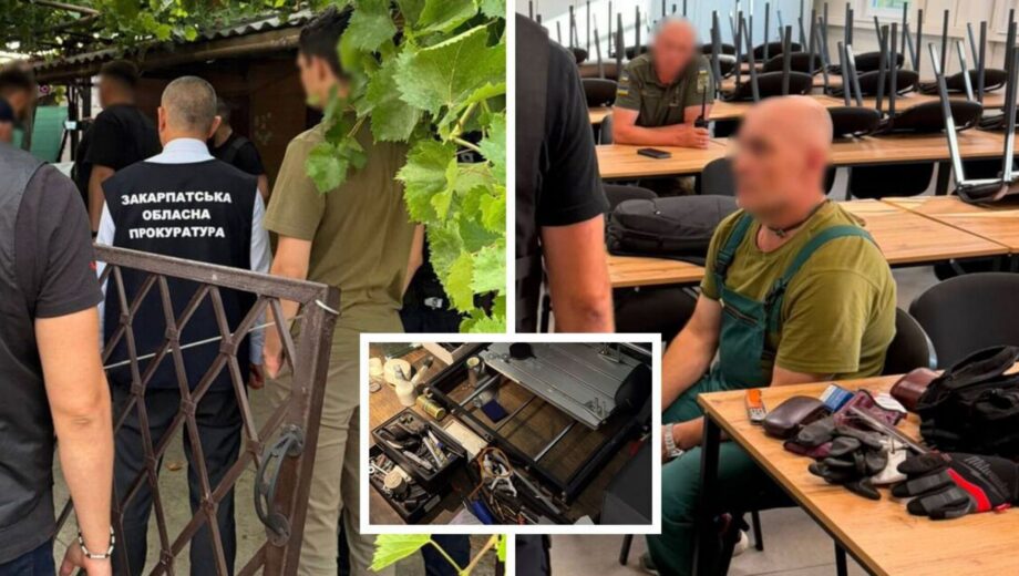 В гараже на Закарпатье разоблачили подпольный »цех» по изготовлению фальшивых документов и водительских прав