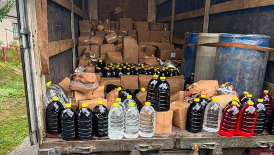 На Волыни разоблачили подпольное производство алкоголя, который продавали по всей Украине