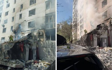 Удар рф по Чернігову: дрон влучив у багатоповерхівку, 14 людей поранені