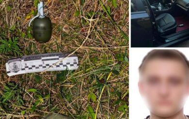У Києві водій KIA дістав гранату під час суперечки з велосипедистом: виявилося, що вона навчальна