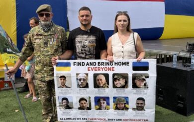 »Мы говорим по их голосам»: в Нидерландах провели акцию в поддержку украинских пленных