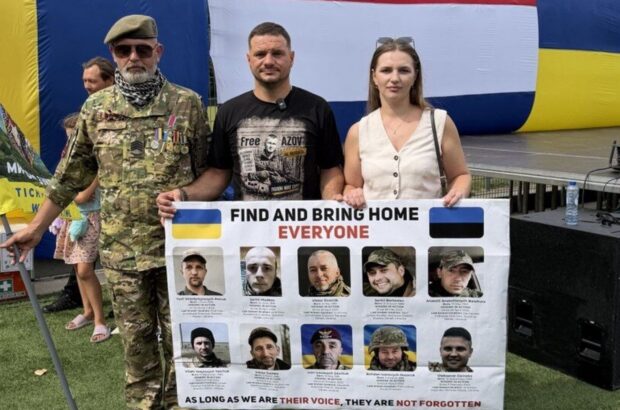 »Мы говорим по их голосам»: в Нидерландах провели акцию в поддержку украинских пленных