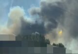 Удар по Київщині: пошкоджено склад великої логістичної компанії, у Києві також є руйнування