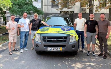 Фонд »Батальон Волонтер» передал 80-й автомобиль украинским военным