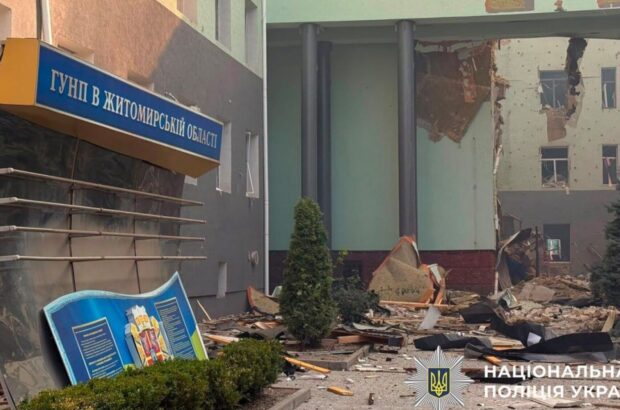 Удар по управлінню поліції в Житомирі: двоє правоохоронців загинули, понад 20 людей поранені