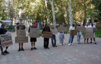 Вербицький – аспірант Одеської політехніки: студенти й ветерани вийшли на протест
