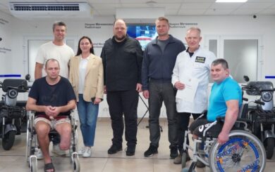 Более 55 тысяч спасенных жизней: Стефанчук и фонд »Надежда» посетили больницу Мечникова