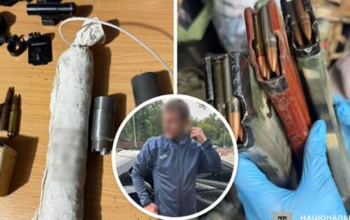 Опасный арсенал в столице: на блокпоста у мужчины нашли оружие и 2500 патронов